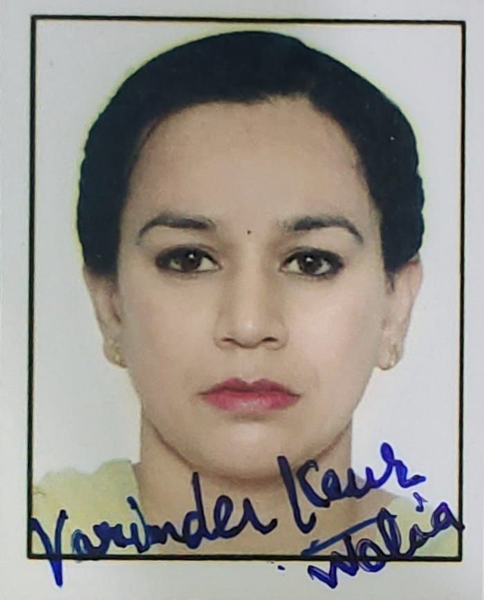 Dr. Varinder Kaur Ahluwalia